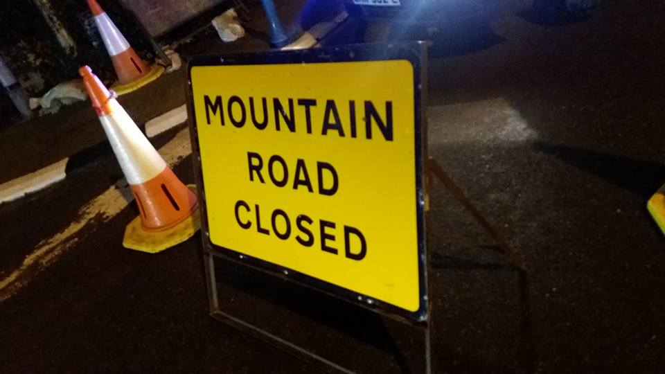 10-day closure for Mountain Road in Apri