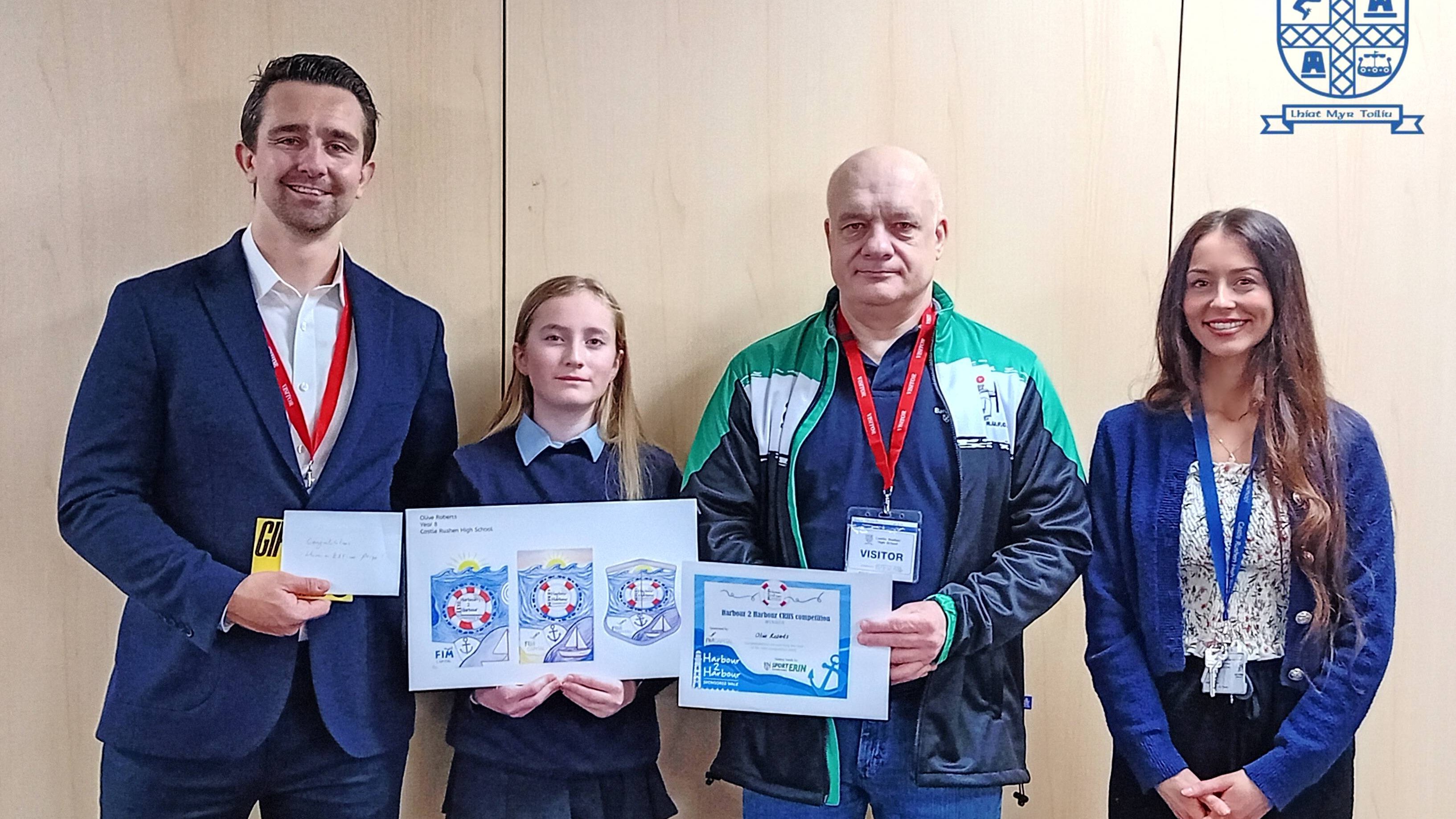 Castle Rushen students design neck buffs