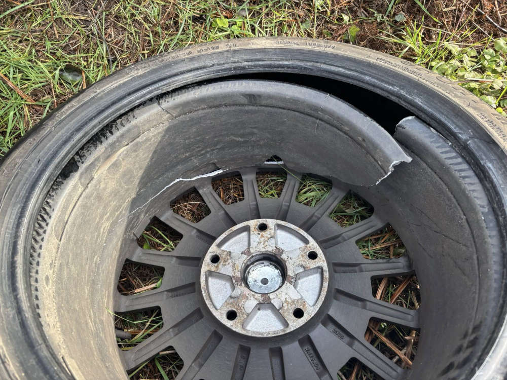 Garage warns of pothole which broke two 