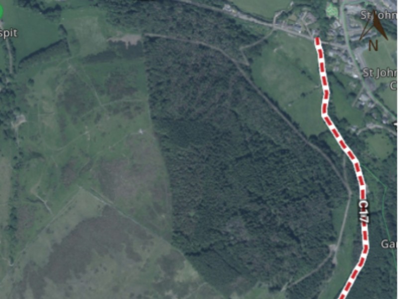 Land slip prompts emergency road closure